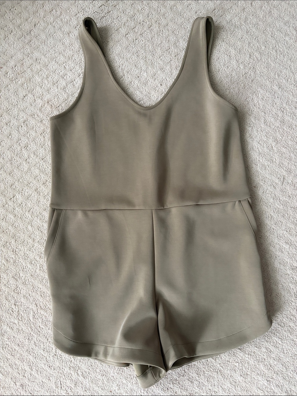 a new day Olive-Taupe Sleeveless Romper